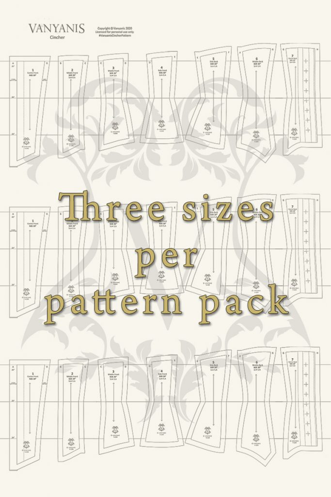 Waist Cincher Corset Pattern Vanyanís